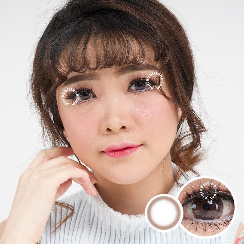 

♤ Kitty Kawaii Mini Clean Brown Softlens ✩