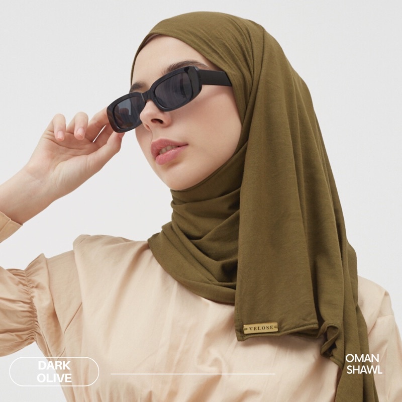 VELOSE - PASHMINA KAOS INSTAN + INNER ( 2in1)