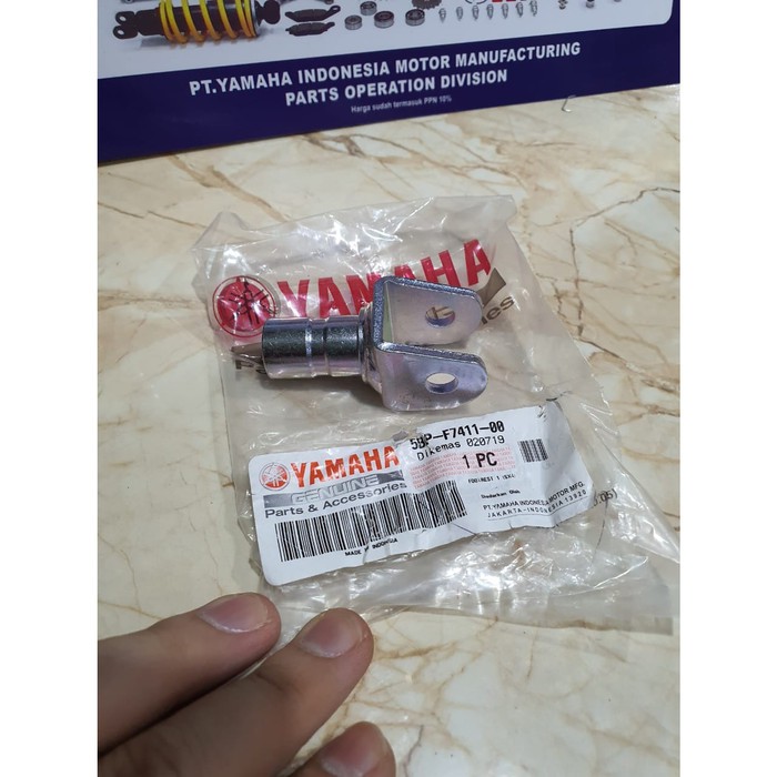DUDUKAN SAMBUNGAN FOOTSTEP DPN VIXION SCORPIO ASLI ORI YAMAHA