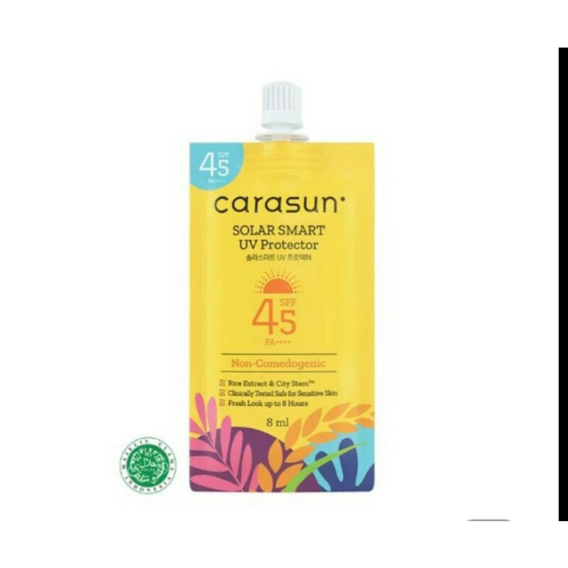 Carasun Solar Smart UV protector Sunscreen Sachet 8 ml