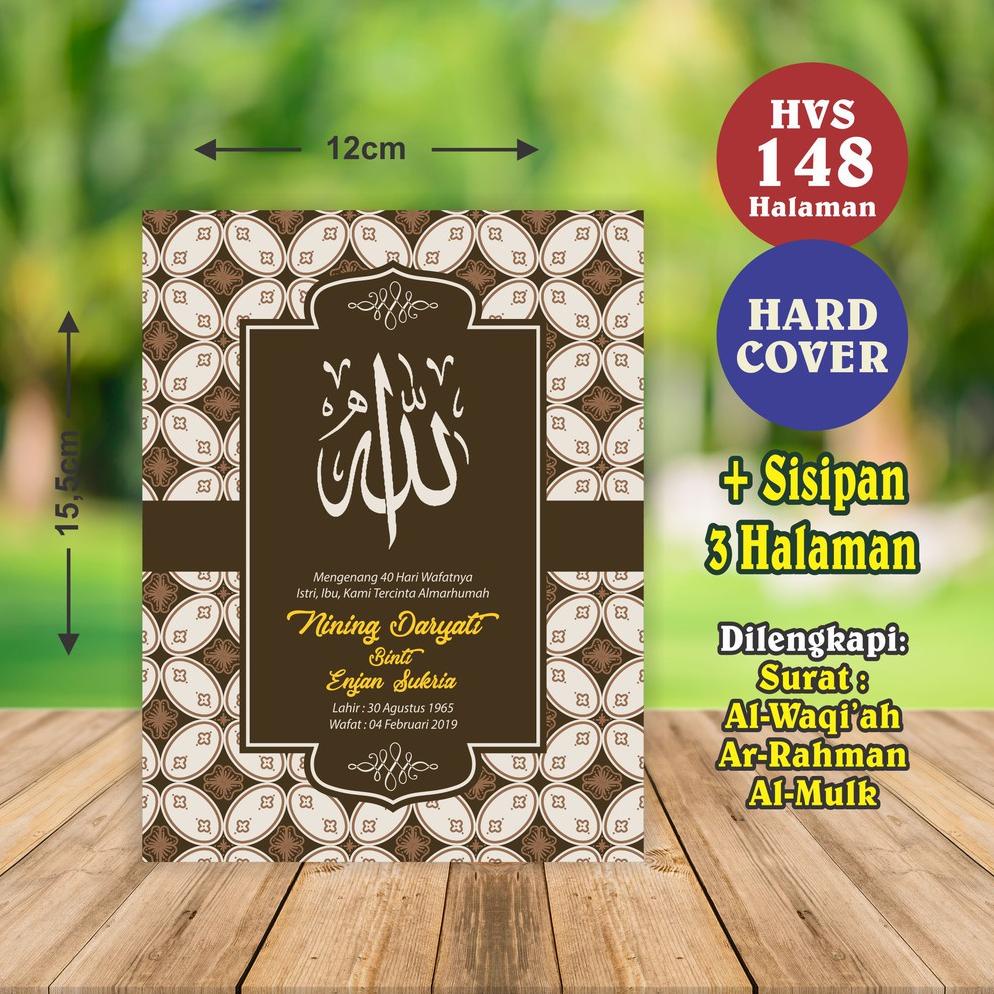 [(BAYAR DITEMPAT) Buku Yasin dan Tahlil, Hardcover 148 Halaman