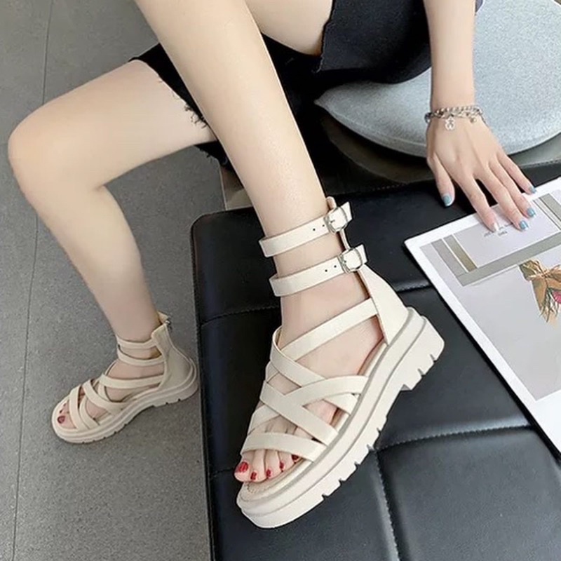 Sendal gladiator  N2115 sendal sepatu wanita import realpict