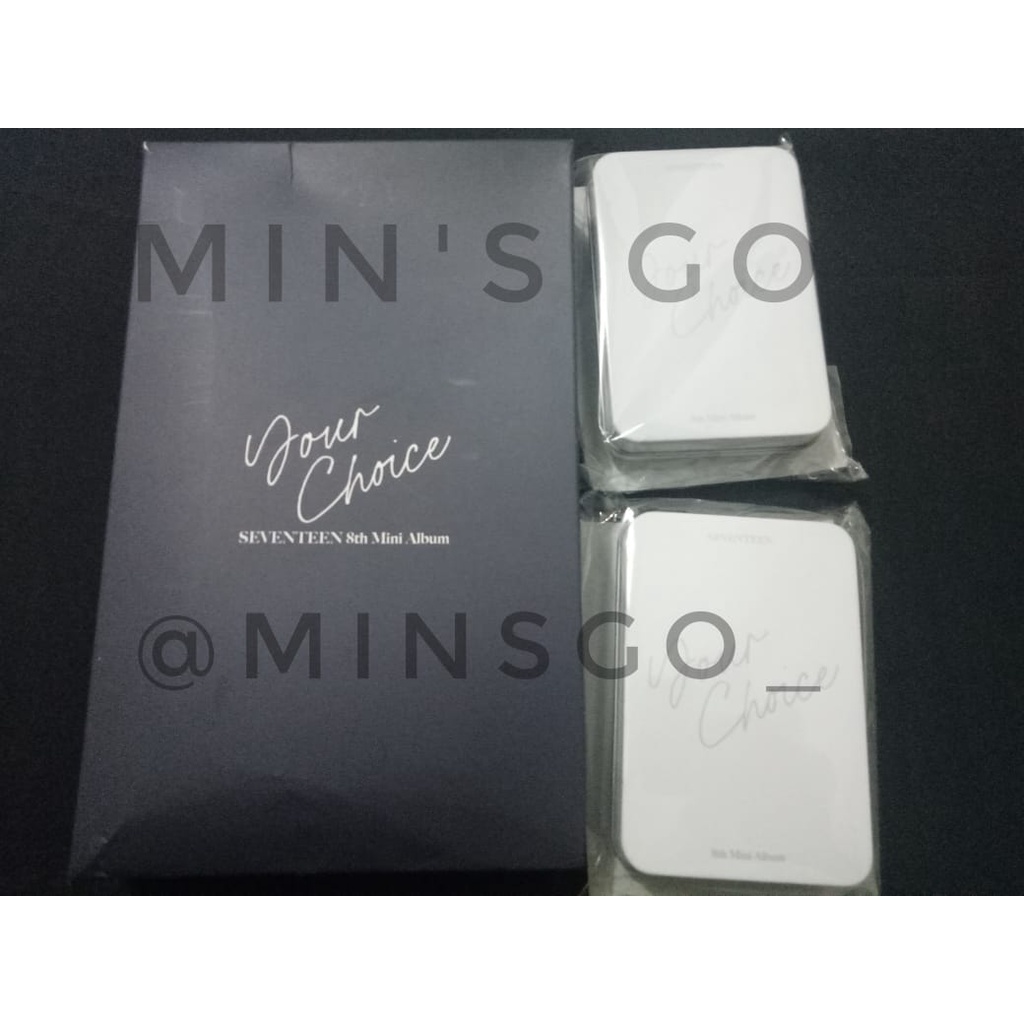 PELUNASAN DAN READY STOCK SEVENTEEN YOUR CHOICE MERCH