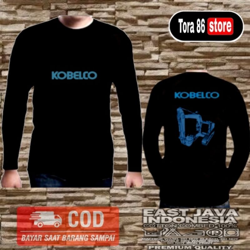 kaos lengan panjang kobelco