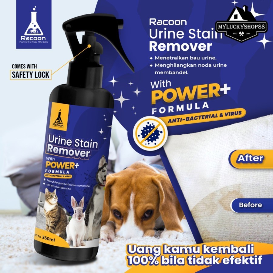 Racoon Urine Stain Remover Pembersih Noda Pipis Hewan Anjing Kucing