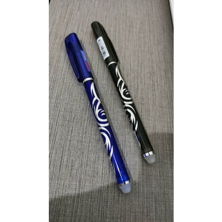 Bulpen Gel bisa dihapus | Erasable Pen Joyko | Plus Correction Pen Joyko Black &amp; Blue