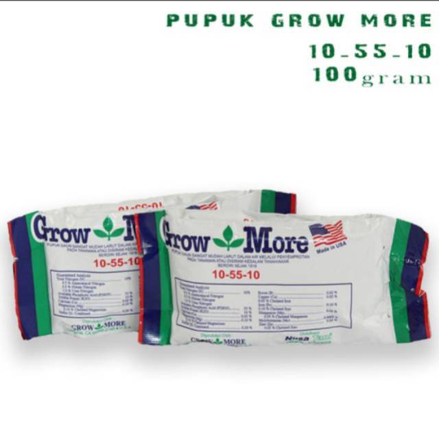 Pupuk Bunga Growmore 10-55-10