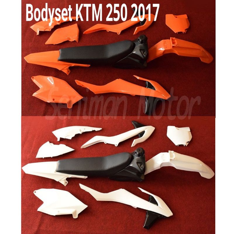 Body Set KTM 250 2017 Bodyset KTM 250 2017 Cover Set KTM 250 Body Trail Custom HRV