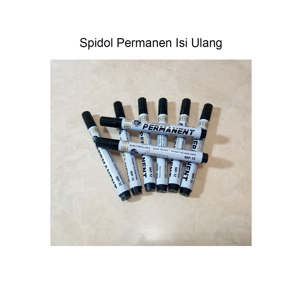 

Original Spidol Permanen Isi Ulang Refillable Marker