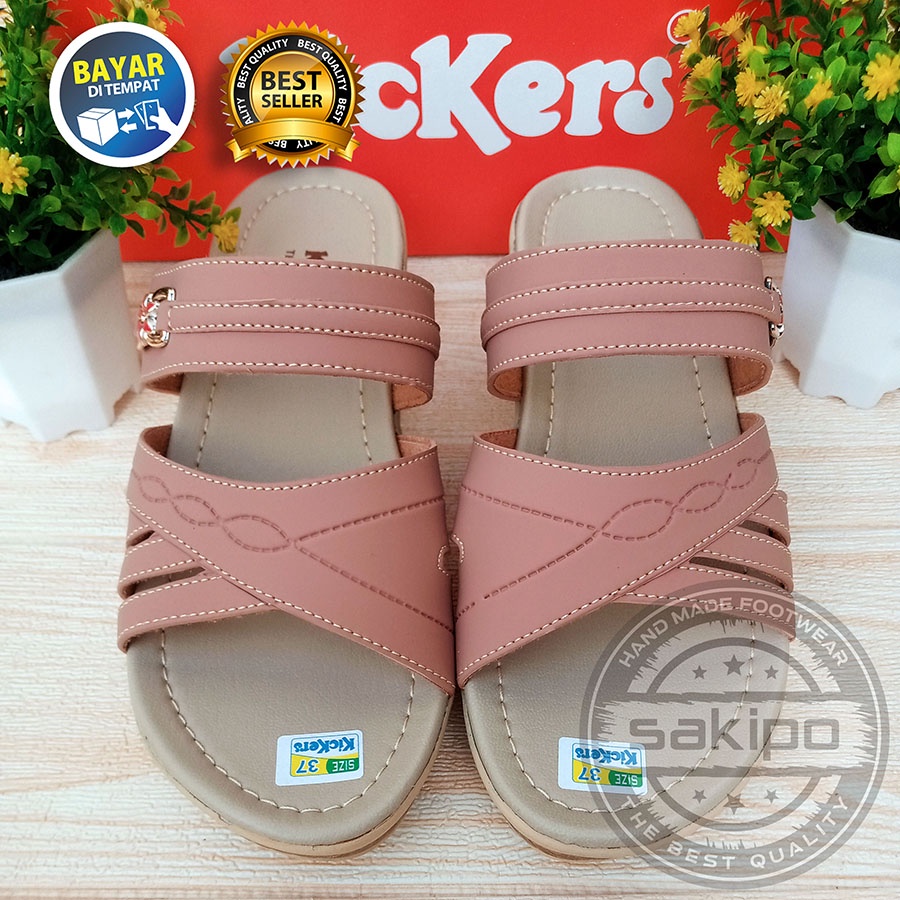 PROMO 9.9 SUPER SHOPPING DAY ! SANDAL WANITA DEWASA WEDGES BAN2 MURAH TRENDI NYAMAN DIPAKAI / SAKIPO