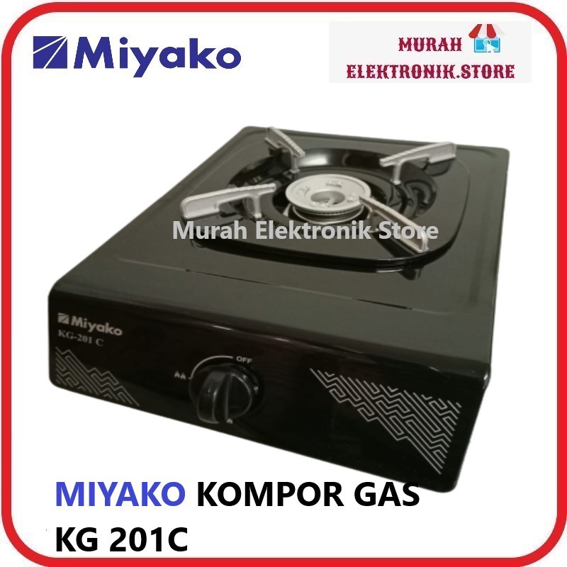 MIYAKO KOMPOR KG 201 C / KG201C (1 TUNGKU) GARANSI RESMI