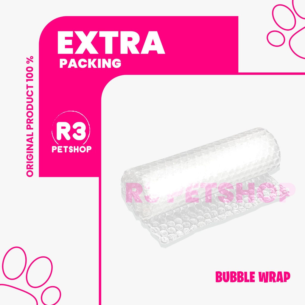 Extra packing bubble wrap &amp; Kardus