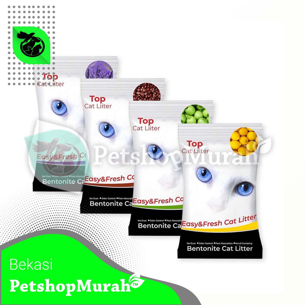 Pasir Kucing Catsand Top 5Lt Clumping Pasir Gumpal Wangi non bentonite 5 lt