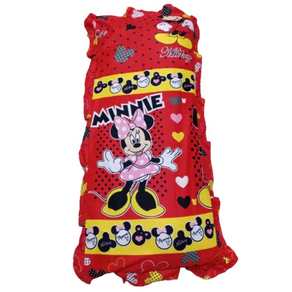 SARUNG BANTAL CINTA KARAKTER MICKEY MOUSE MERAH