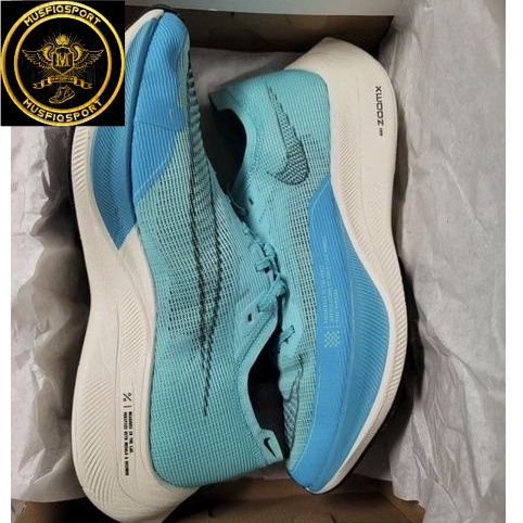 SEPATU LARI PRIA NIKE ZOOM VAPORFLY NEXT % 2 AURORA BLUE