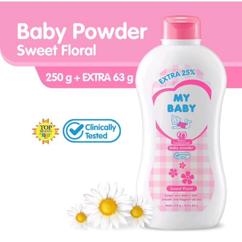 Bedak My Baby 250 g extra 63 g