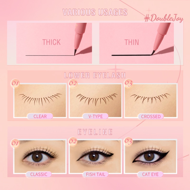 Pinkflash Hypersharp Waterproof Eyeliner Pinkflash Eyeliner Waterproof Eyeliner Spidol Eyeliner Pink Flash