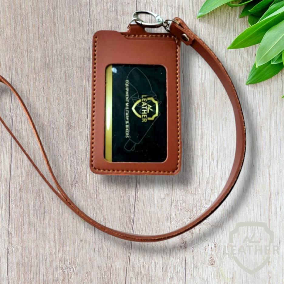 

Name Tad ID Card Holder Dompet Kartu Lanyard by ALLeather Satuan 오
