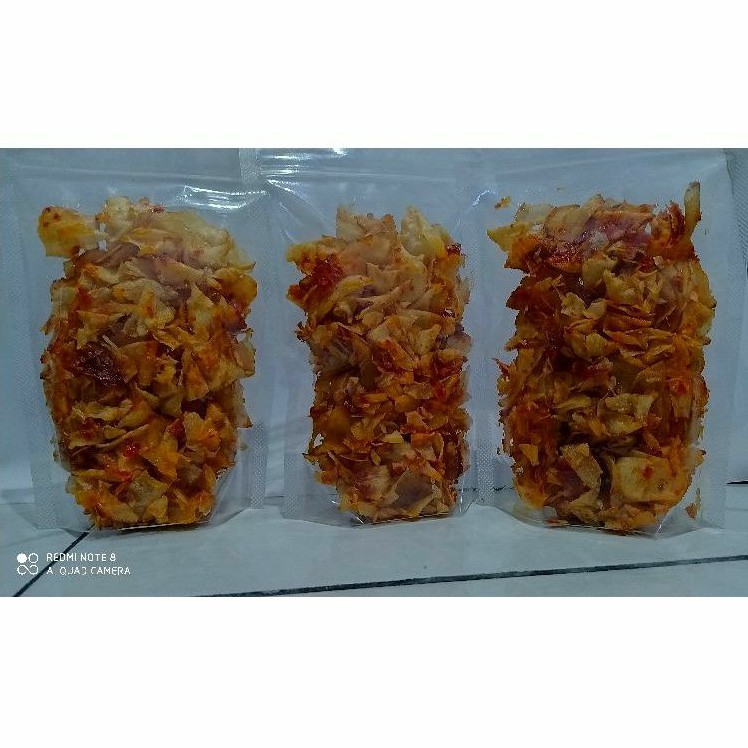 

Keripik singkong balado pedas manis