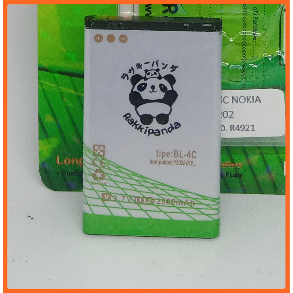 Baterai Battery Nokia 1202 6300  Nokia Bl4C Dobel ic Protection Rakkipanda Battery