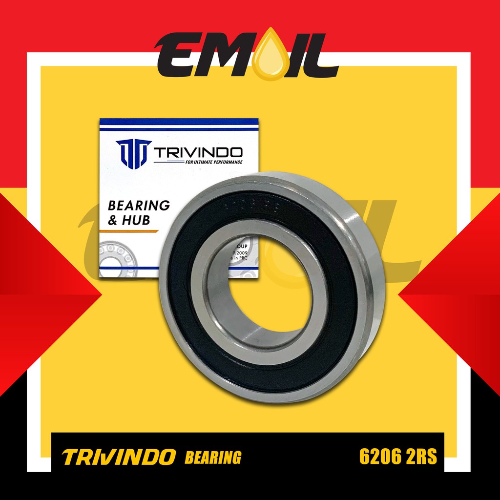 Ball bearing laher 6206 2RS Trivindo