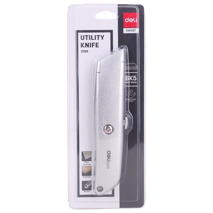 

DELI Cutter Aluminium / Expert Utility Knife SK5 (Aluminium Body) 2100