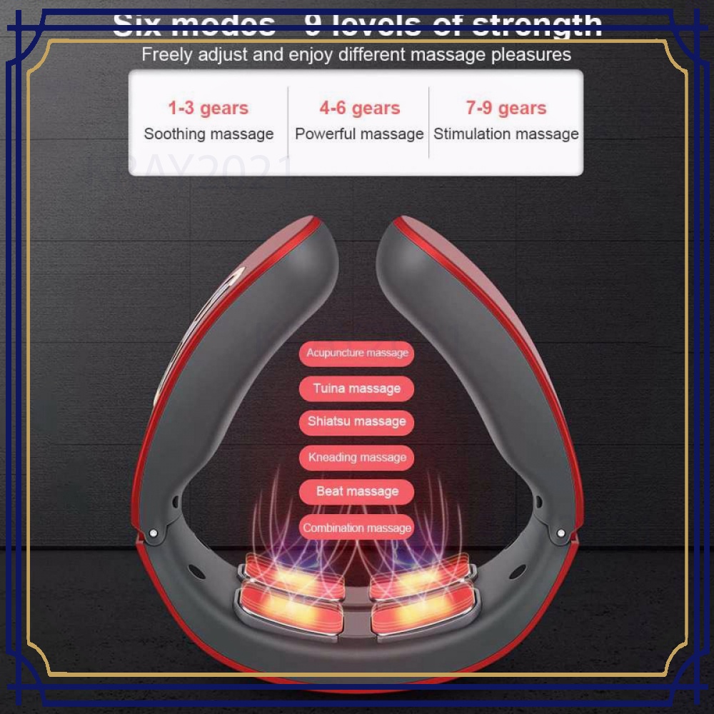 Alat Pijat Elektrik Terapi Leher Cervical Vertebra HT530