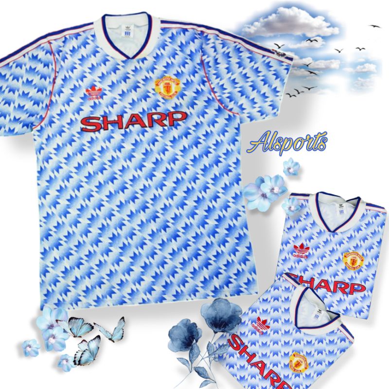 Retro Manchester United Away Football Shirt 92/93 - SoccerLord