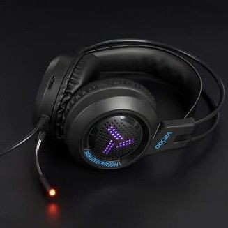 HEADSET GAMING 3D +LAMPU / HEADPHONE GAMING SUARA BASS MANTUL