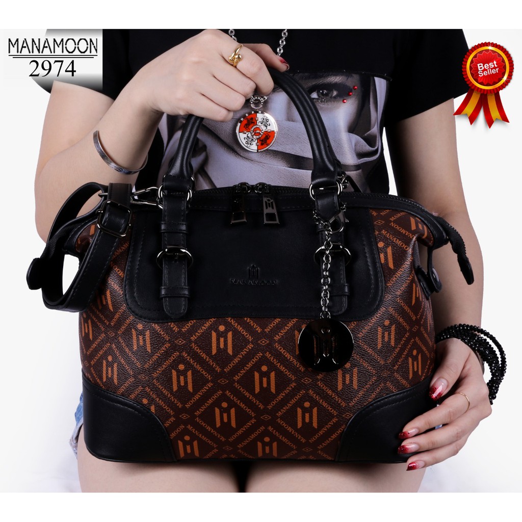 2974 PA ORIGINAL MANAMOON Aminity Monogram TAS SELEMPANG TERLARIS IMPORT