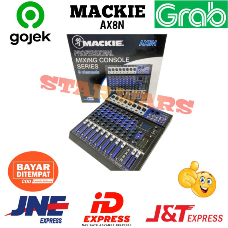 Mixer Audio Mackie AX8N 8Channel USB BLUETOOTH