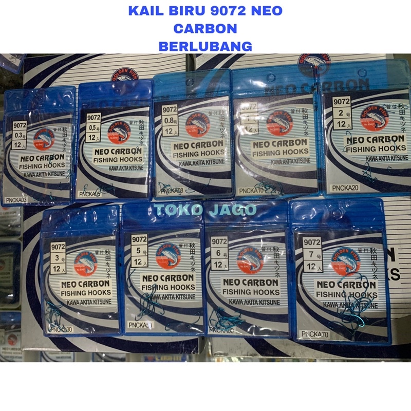 KAIL PANCING NEO CARBON 9072 BIRU BERLUBANG