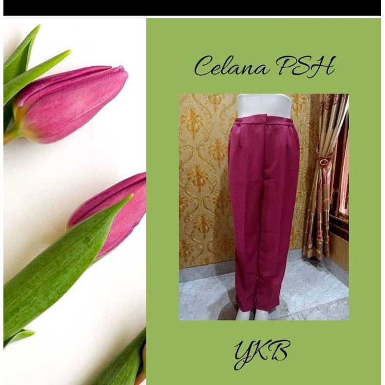 celana psh ykb bahan manish ukuran s smp xl,xxl keatas beda harga