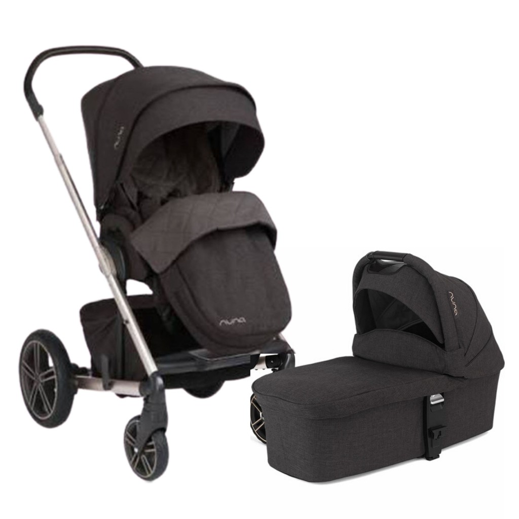 Nuna MIXX2 Suited Stroller + Bassinet Carrcot Footmuff Free Kereta Dorong Anak Mixx 2 Newborn Strong