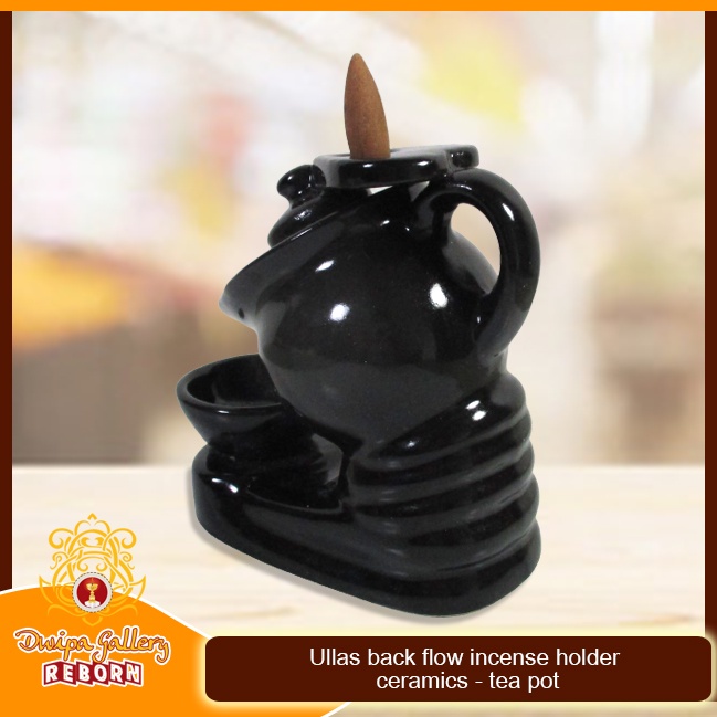 Tempat bakar dupa Back Flow Incense Holder Ceramics -Tea Pot