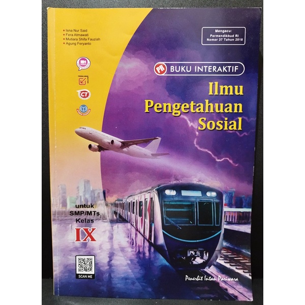 Buku PR Interaktif Intan Pariwara IPS Ilmu Pengetahuan Sosial SMP Kelas 9