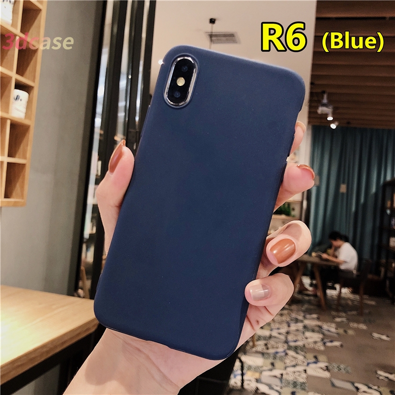 Casing Soft Case Realme C11 5i C15 C12 C17 C2 C3 7 7i 3 3i 5 6 C1 C3i 5 5S U1 X2 XT Q 6i 2 X2 5 PRO Narzo 20 PRO 10A 20A Motif Warna Polos-3