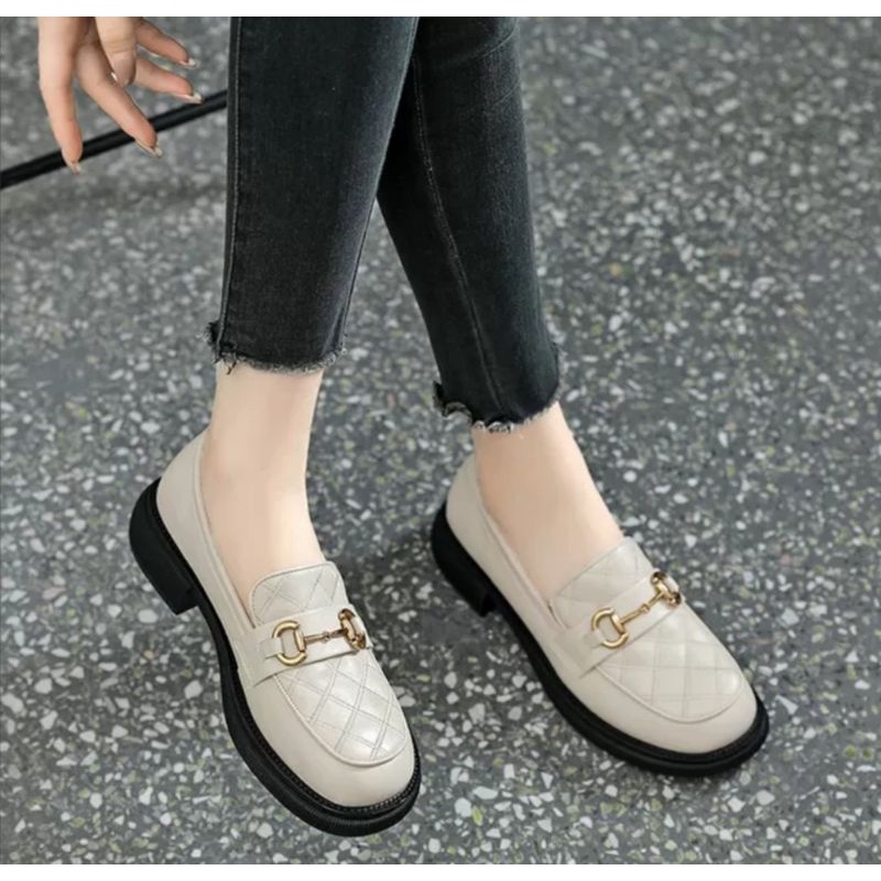 Sepatu Docmart Wanita Loafers Kulit Terbaru Import Premium 09 Sneakers Shoes Fashion Korea 1168 Bisa Cod