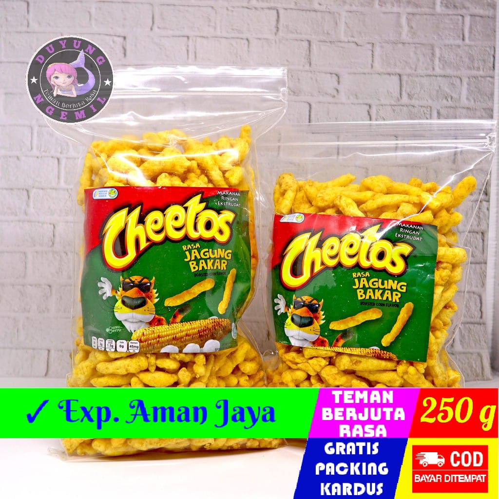 

TES Cheetos Jagung Bakar 250g / Cheetos Balado | Duyung Ngemil - makanan ringan Jajanan sehat snack kiloan jajanan jadul camilan termurah cemilan murah