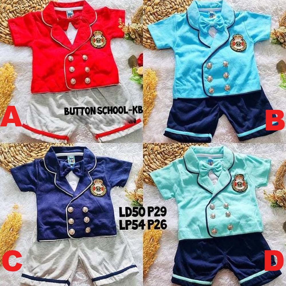 Baju Bayi Laki Laki Setelan Baju Kondangan Bayi Fashion Bayi Baju Jalan Bayi Button