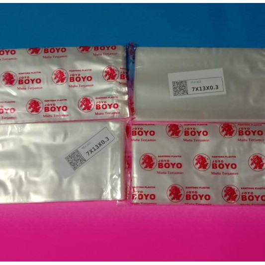 Terpercaya !!!!!!!!! Plastik 03 Boyo 1 ons (7x13) isi 100pcs/pack/Plastik Bening/Plastik PP Bening