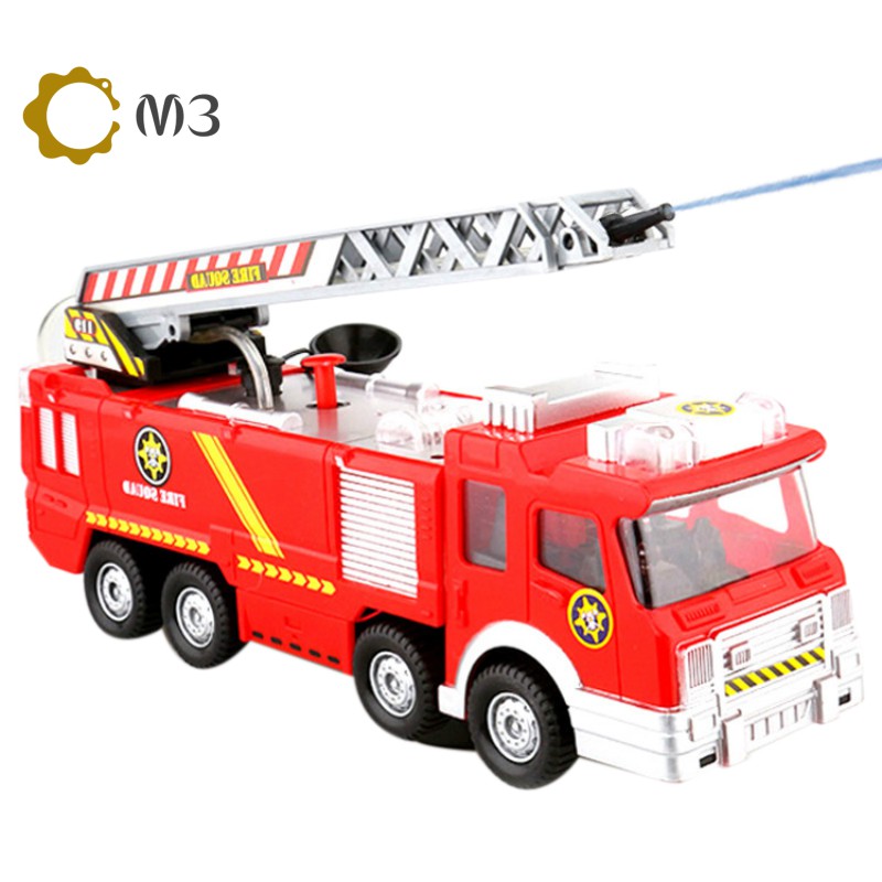 toy fire engine that sprays water