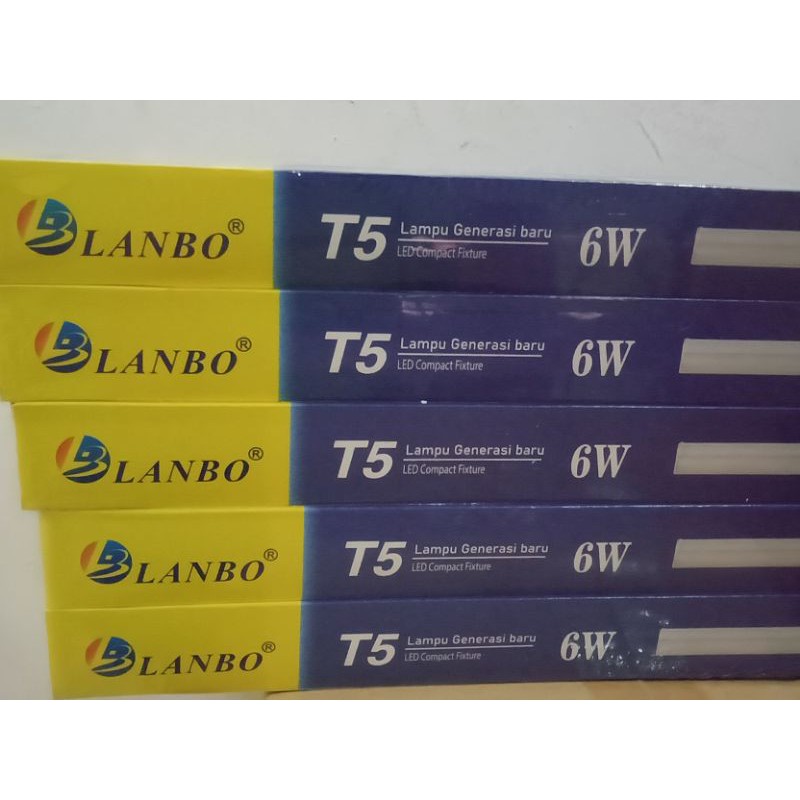 Lampu Tl T5 led 6 watt Lanbo