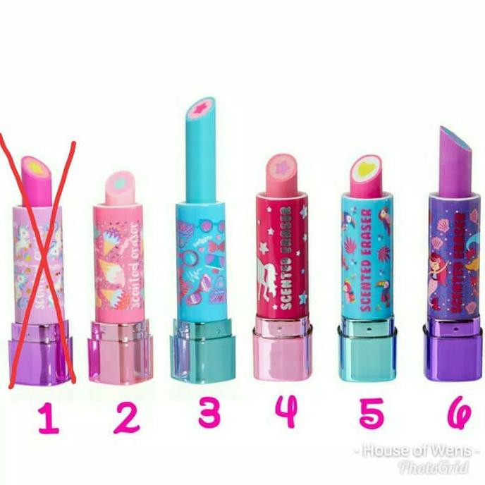 

SMIGGLE LIPSTIC ERASER - SMIGGLE - PENGHAPUS SMIGGLE - Dua DR299