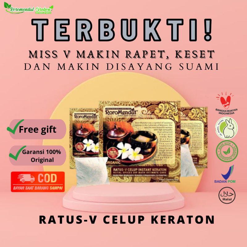 Ratus-V Celup Roro Mendut Perapet Miss V Perawatan Pengencang Pembersih Vagina Rapet Wangi
