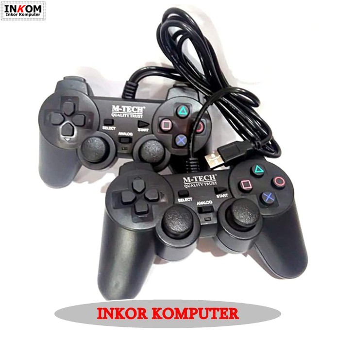 Gamepad Double Stick M-tech Mt-830d  Hitam