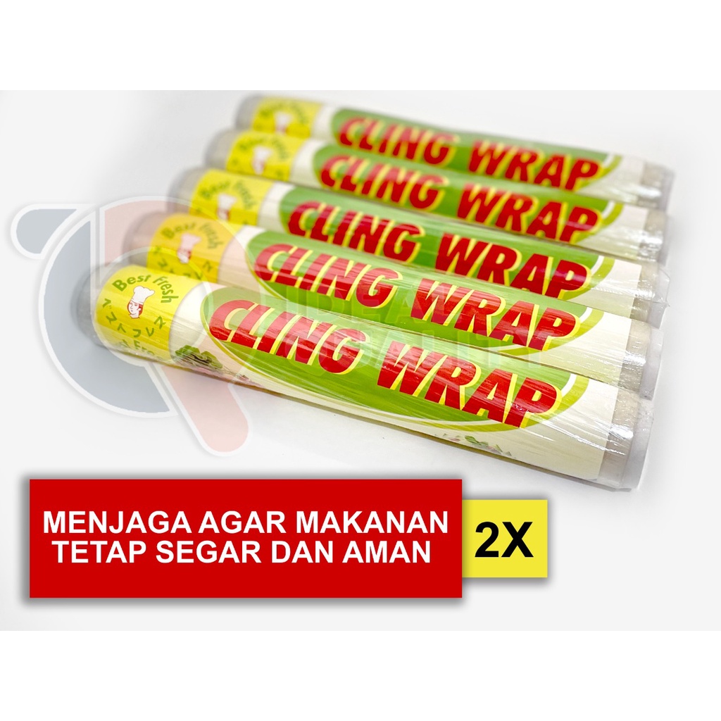 BEST FRESH / CHEFFY / BEST CLING Cling Wrap 30cm - Pembungkus Makanan