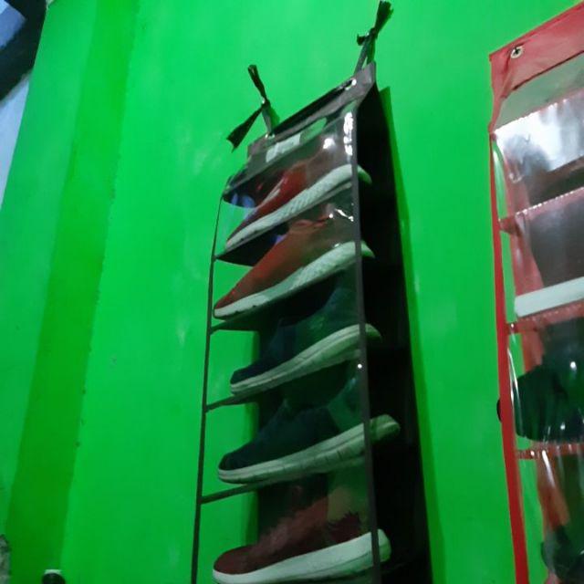 Mika Tebal Rak sepatu gantung serbaguna HSO Hanging Shoes Mika Tebal Rak sepatu gantung serbaguna HSO Hanging Shoes