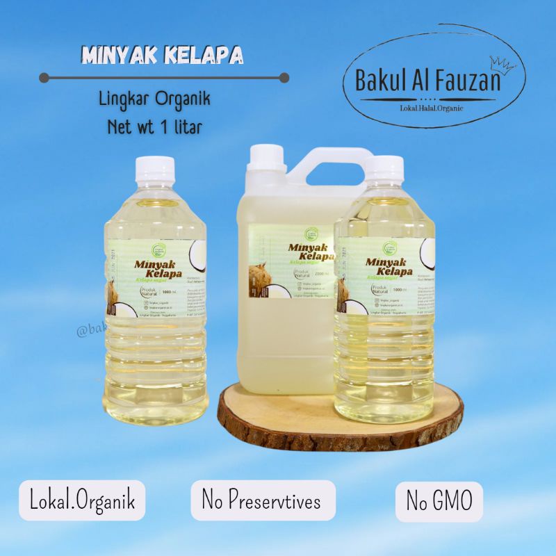 

Minyak Kelapa Organik 1litar | Lingkar Organik