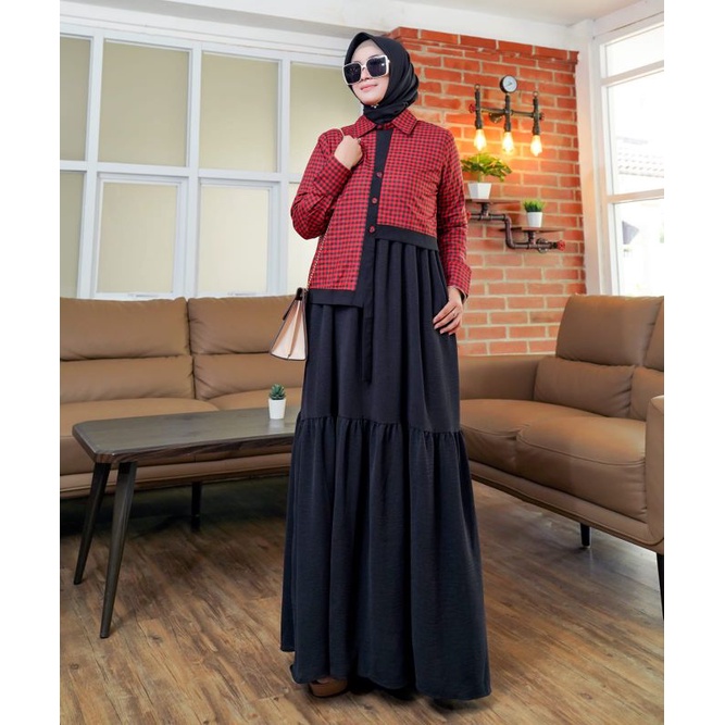 gamis outer kinan dress by doa ibu